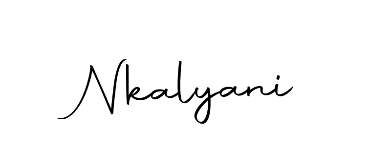 Here are the top 10 professional signature styles for the name Nkalyani. These are the best autograph styles you can use for your name. Nkalyani signature style 10 images and pictures png