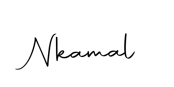 Make a beautiful signature design for name Nkamal. Use this online signature maker to create a handwritten signature for free. Nkamal signature style 10 images and pictures png