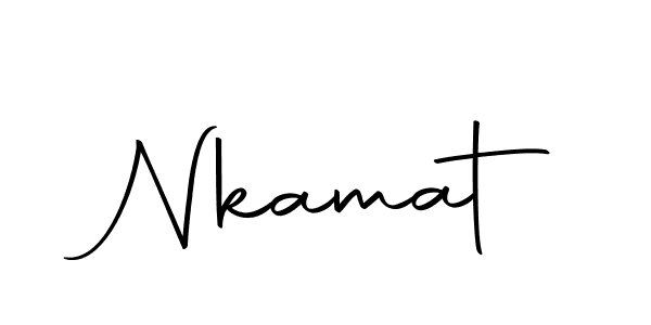 Nkamat stylish signature style. Best Handwritten Sign (Autography-DOLnW) for my name. Handwritten Signature Collection Ideas for my name Nkamat. Nkamat signature style 10 images and pictures png