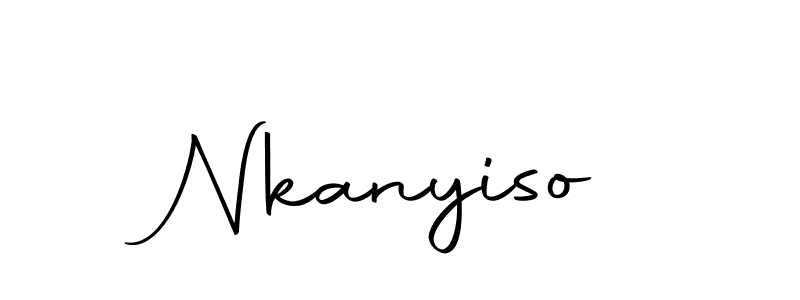 Make a beautiful signature design for name Nkanyiso. With this signature (Autography-DOLnW) style, you can create a handwritten signature for free. Nkanyiso signature style 10 images and pictures png