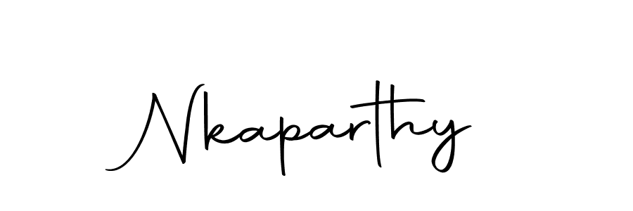 Nkaparthy stylish signature style. Best Handwritten Sign (Autography-DOLnW) for my name. Handwritten Signature Collection Ideas for my name Nkaparthy. Nkaparthy signature style 10 images and pictures png