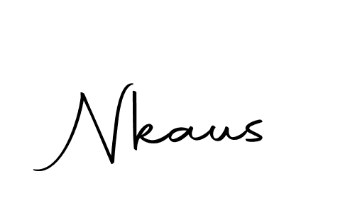 How to make Nkaus name signature. Use Autography-DOLnW style for creating short signs online. This is the latest handwritten sign. Nkaus signature style 10 images and pictures png