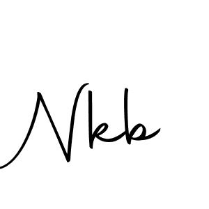 You should practise on your own different ways (Autography-DOLnW) to write your name (Nkb) in signature. don't let someone else do it for you. Nkb signature style 10 images and pictures png