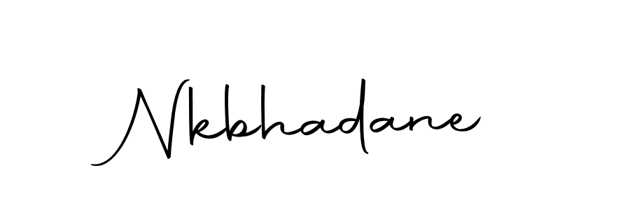 Design your own signature with our free online signature maker. With this signature software, you can create a handwritten (Autography-DOLnW) signature for name Nkbhadane. Nkbhadane signature style 10 images and pictures png