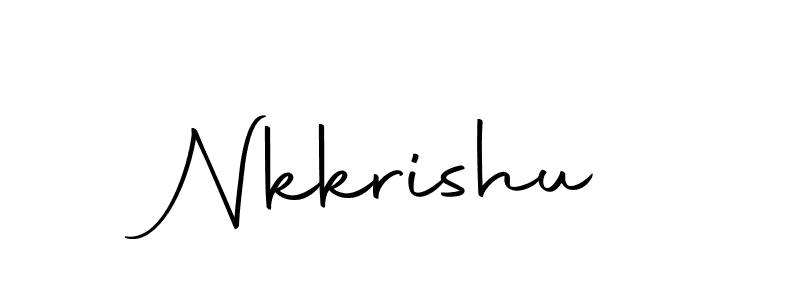 You can use this online signature creator to create a handwritten signature for the name Nkkrishu. This is the best online autograph maker. Nkkrishu signature style 10 images and pictures png