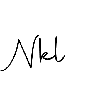 if you are searching for the best signature style for your name Nkl. so please give up your signature search. here we have designed multiple signature styles  using Autography-DOLnW. Nkl signature style 10 images and pictures png