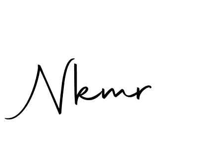 Create a beautiful signature design for name Nkmr. With this signature (Autography-DOLnW) fonts, you can make a handwritten signature for free. Nkmr signature style 10 images and pictures png