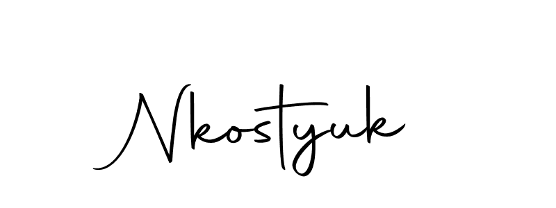 How to make Nkostyuk signature? Autography-DOLnW is a professional autograph style. Create handwritten signature for Nkostyuk name. Nkostyuk signature style 10 images and pictures png