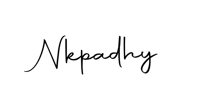 You can use this online signature creator to create a handwritten signature for the name Nkpadhy. This is the best online autograph maker. Nkpadhy signature style 10 images and pictures png