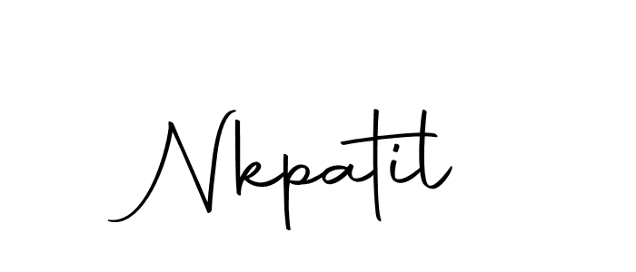 The best way (Autography-DOLnW) to make a short signature is to pick only two or three words in your name. The name Nkpatil include a total of six letters. For converting this name. Nkpatil signature style 10 images and pictures png