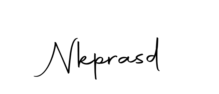 if you are searching for the best signature style for your name Nkprasd. so please give up your signature search. here we have designed multiple signature styles  using Autography-DOLnW. Nkprasd signature style 10 images and pictures png