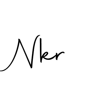 Nkr stylish signature style. Best Handwritten Sign (Autography-DOLnW) for my name. Handwritten Signature Collection Ideas for my name Nkr. Nkr signature style 10 images and pictures png