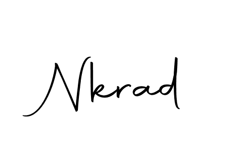 Make a beautiful signature design for name Nkrad. With this signature (Autography-DOLnW) style, you can create a handwritten signature for free. Nkrad signature style 10 images and pictures png