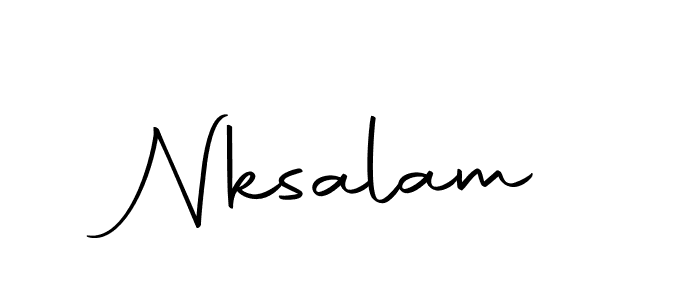 Also we have Nksalam name is the best signature style. Create professional handwritten signature collection using Autography-DOLnW autograph style. Nksalam signature style 10 images and pictures png