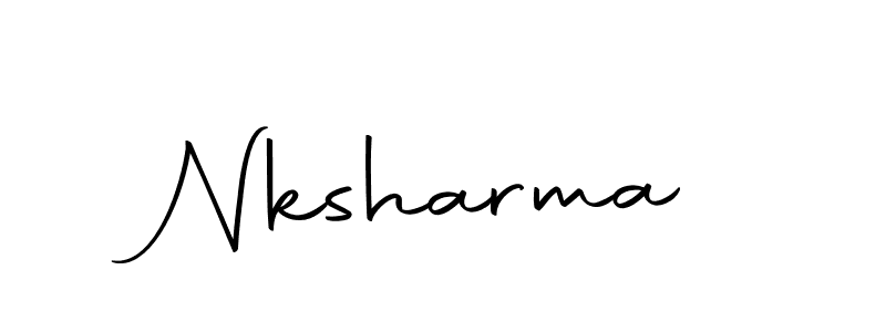 You should practise on your own different ways (Autography-DOLnW) to write your name (Nksharma) in signature. don't let someone else do it for you. Nksharma signature style 10 images and pictures png