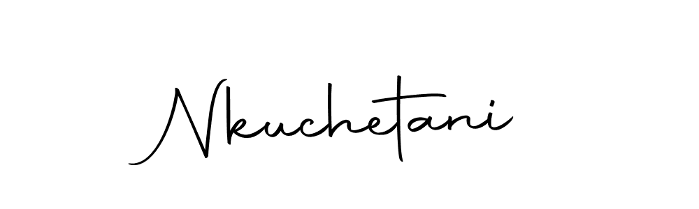 Design your own signature with our free online signature maker. With this signature software, you can create a handwritten (Autography-DOLnW) signature for name Nkuchetani. Nkuchetani signature style 10 images and pictures png