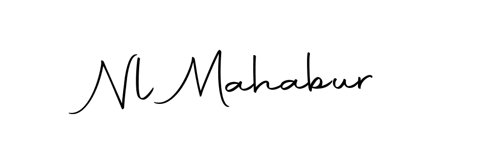 Autography-DOLnW is a professional signature style that is perfect for those who want to add a touch of class to their signature. It is also a great choice for those who want to make their signature more unique. Get Nl Mahabur name to fancy signature for free. Nl Mahabur signature style 10 images and pictures png
