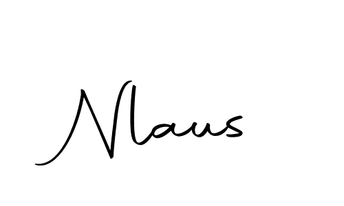 Create a beautiful signature design for name Nlaus. With this signature (Autography-DOLnW) fonts, you can make a handwritten signature for free. Nlaus signature style 10 images and pictures png