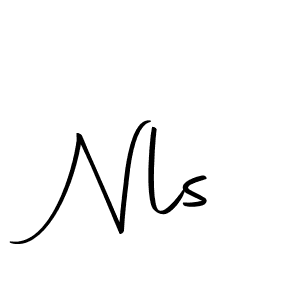 How to make Nls name signature. Use Autography-DOLnW style for creating short signs online. This is the latest handwritten sign. Nls signature style 10 images and pictures png