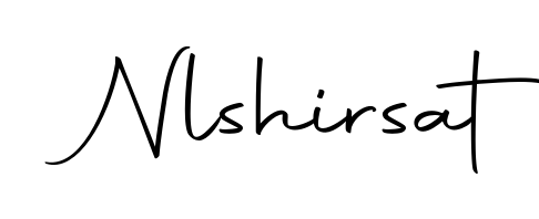 Give your name Nlshirsat an exquisite flair with the Autography-DOLnW script font. Ideal for contracts, resumes, and formal letterheads. Nlshirsat signature style 10 images and pictures png