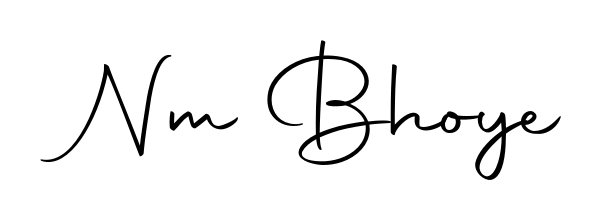 Once you've used our free online signature maker to create your best signature Autography-DOLnW style, it's time to enjoy signing your documents with Nm Bhoye name. Nm Bhoye signature style 10 images and pictures png