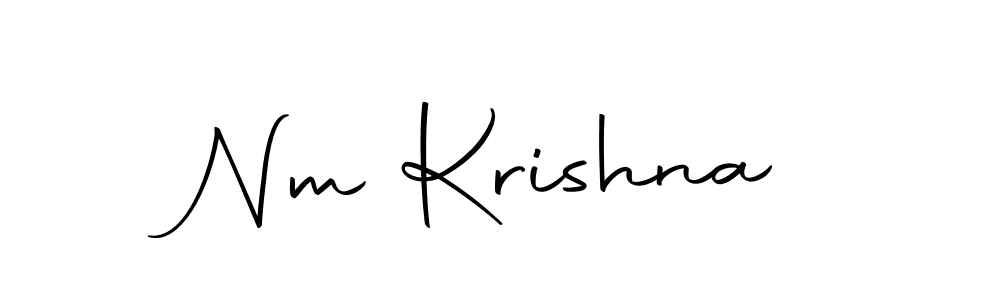 Nm Krishna stylish signature style. Best Handwritten Sign (Autography-DOLnW) for my name. Handwritten Signature Collection Ideas for my name Nm Krishna. Nm Krishna signature style 10 images and pictures png
