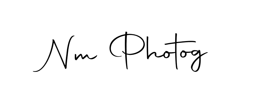 Make a beautiful signature design for name Nm Photog. With this signature (Autography-DOLnW) style, you can create a handwritten signature for free. Nm Photog signature style 10 images and pictures png