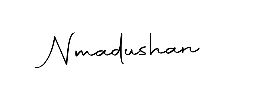 Design your own signature with our free online signature maker. With this signature software, you can create a handwritten (Autography-DOLnW) signature for name Nmadushan. Nmadushan signature style 10 images and pictures png