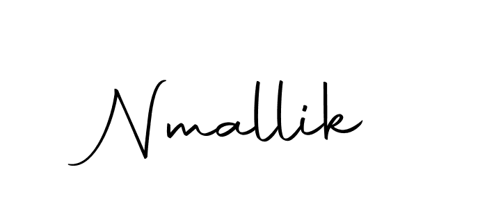 if you are searching for the best signature style for your name Nmallik. so please give up your signature search. here we have designed multiple signature styles  using Autography-DOLnW. Nmallik signature style 10 images and pictures png