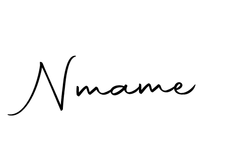 How to make Nmame signature? Autography-DOLnW is a professional autograph style. Create handwritten signature for Nmame name. Nmame signature style 10 images and pictures png