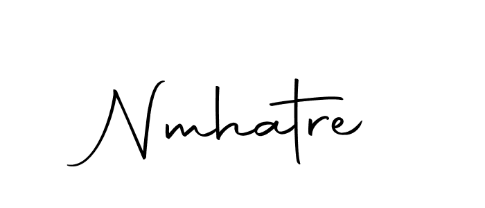 Design your own signature with our free online signature maker. With this signature software, you can create a handwritten (Autography-DOLnW) signature for name Nmhatre. Nmhatre signature style 10 images and pictures png