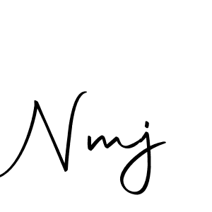 Similarly Autography-DOLnW is the best handwritten signature design. Signature creator online .You can use it as an online autograph creator for name Nmj. Nmj signature style 10 images and pictures png