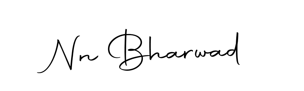 Design your own signature with our free online signature maker. With this signature software, you can create a handwritten (Autography-DOLnW) signature for name Nn Bharwad. Nn Bharwad signature style 10 images and pictures png