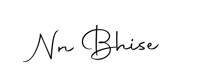 Make a beautiful signature design for name Nn Bhise. Use this online signature maker to create a handwritten signature for free. Nn Bhise signature style 10 images and pictures png