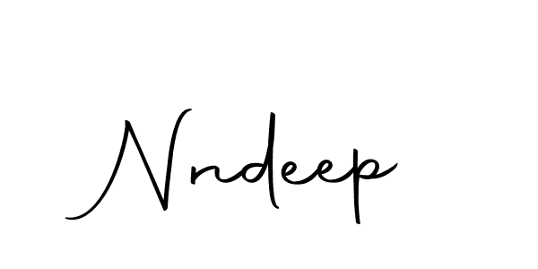 Use a signature maker to create a handwritten signature online. With this signature software, you can design (Autography-DOLnW) your own signature for name Nndeep. Nndeep signature style 10 images and pictures png