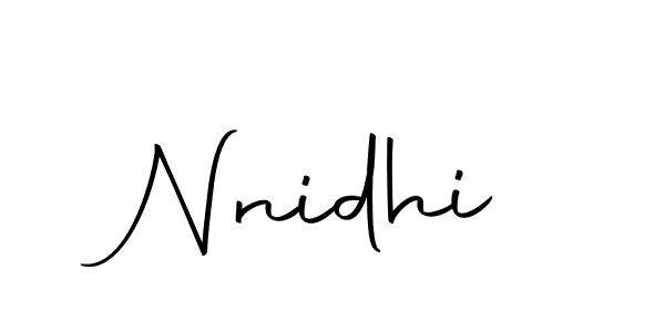 Design your own signature with our free online signature maker. With this signature software, you can create a handwritten (Autography-DOLnW) signature for name Nnidhi. Nnidhi signature style 10 images and pictures png