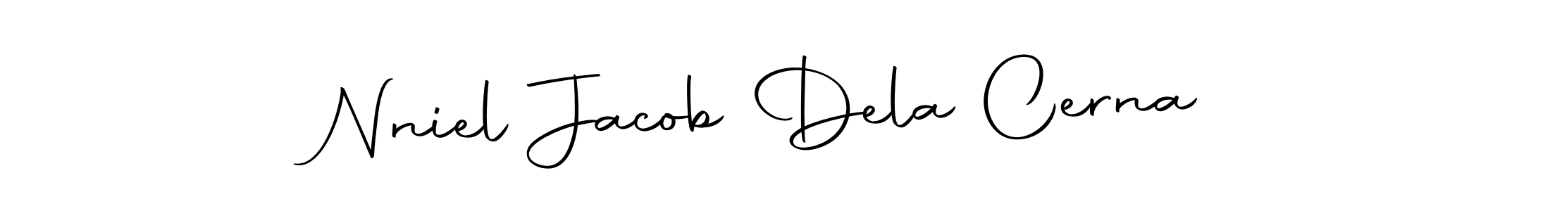 Here are the top 10 professional signature styles for the name Nniel Jacob Dela Cerna. These are the best autograph styles you can use for your name. Nniel Jacob Dela Cerna signature style 10 images and pictures png