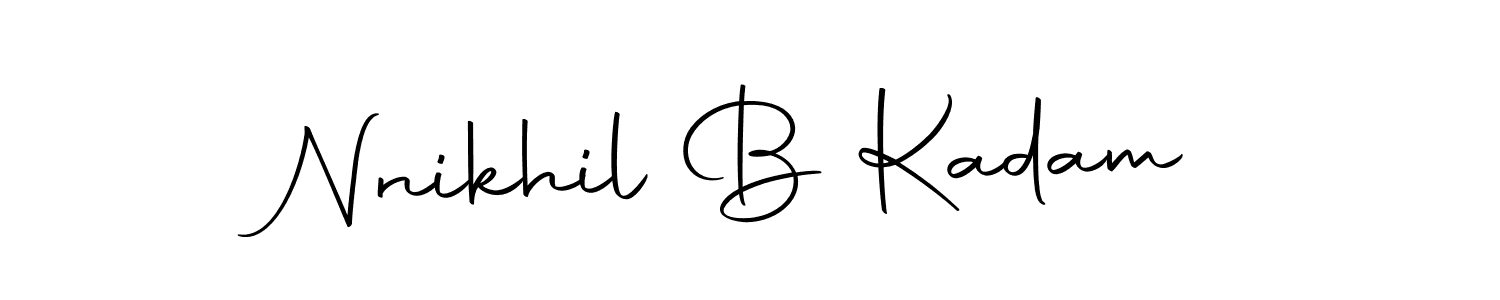 Also we have Nnikhil B Kadam name is the best signature style. Create professional handwritten signature collection using Autography-DOLnW autograph style. Nnikhil B Kadam signature style 10 images and pictures png