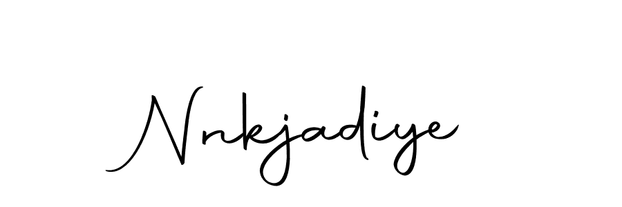 How to make Nnkjadiye signature? Autography-DOLnW is a professional autograph style. Create handwritten signature for Nnkjadiye name. Nnkjadiye signature style 10 images and pictures png