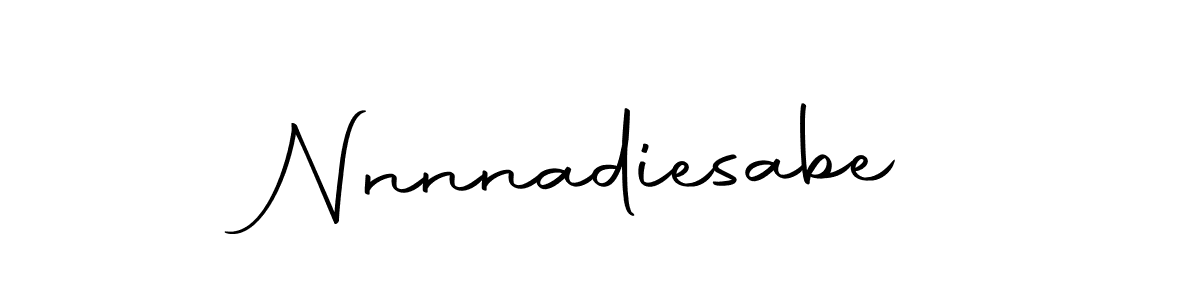 Also we have Nnnnadiesabe name is the best signature style. Create professional handwritten signature collection using Autography-DOLnW autograph style. Nnnnadiesabe signature style 10 images and pictures png