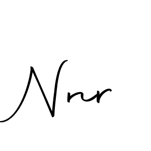 Create a beautiful signature design for name Nnr. With this signature (Autography-DOLnW) fonts, you can make a handwritten signature for free. Nnr signature style 10 images and pictures png