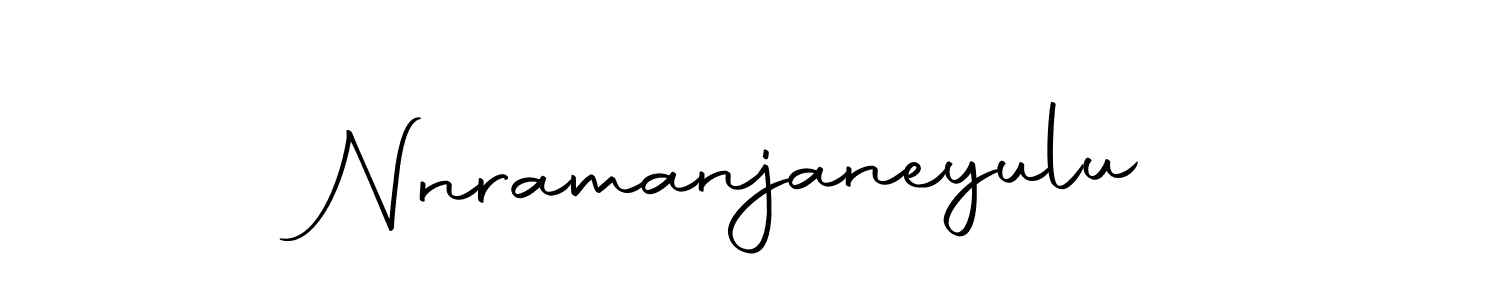 How to make Nnramanjaneyulu name signature. Use Autography-DOLnW style for creating short signs online. This is the latest handwritten sign. Nnramanjaneyulu signature style 10 images and pictures png
