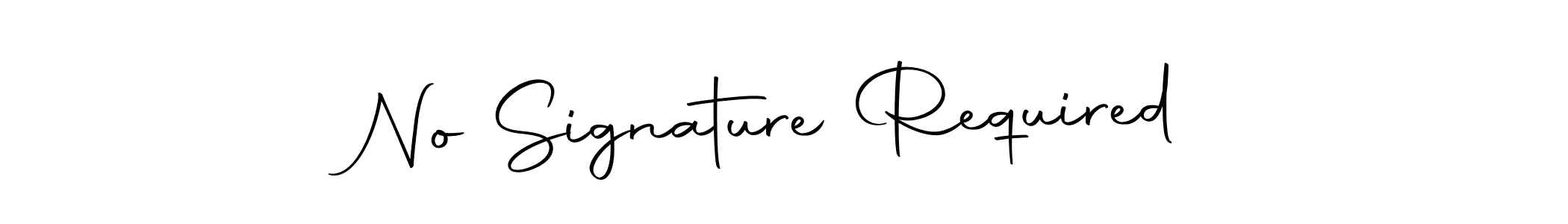 Make a beautiful signature design for name No Signature Required. With this signature (Autography-DOLnW) style, you can create a handwritten signature for free. No Signature Required signature style 10 images and pictures png