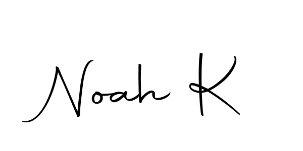 Create a beautiful signature design for name Noah K. With this signature (Autography-DOLnW) fonts, you can make a handwritten signature for free. Noah K signature style 10 images and pictures png