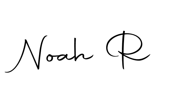 Create a beautiful signature design for name Noah R. With this signature (Autography-DOLnW) fonts, you can make a handwritten signature for free. Noah R signature style 10 images and pictures png