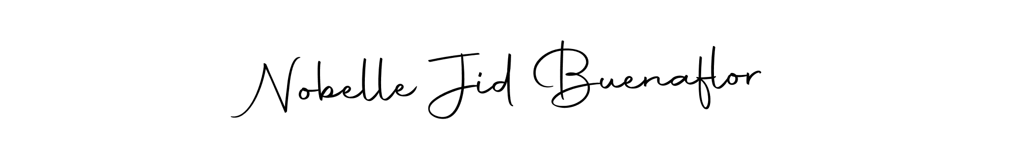 Nobelle Jid Buenaflor stylish signature style. Best Handwritten Sign (Autography-DOLnW) for my name. Handwritten Signature Collection Ideas for my name Nobelle Jid Buenaflor. Nobelle Jid Buenaflor signature style 10 images and pictures png