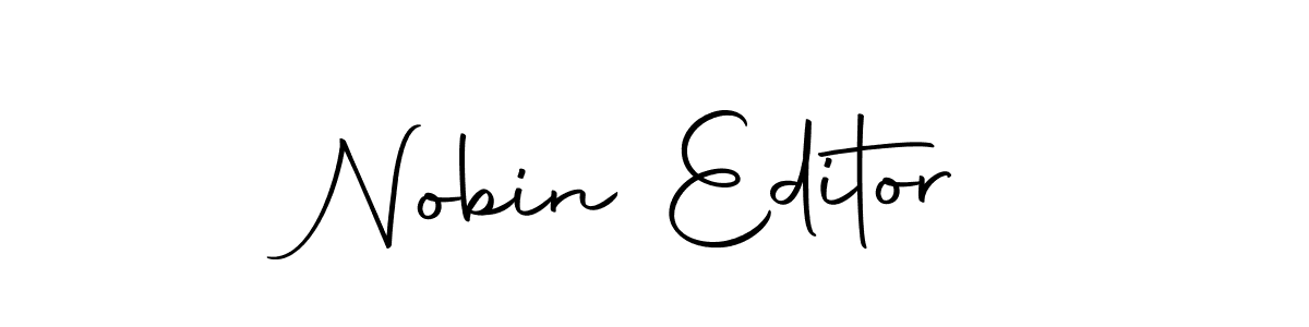 You can use this online signature creator to create a handwritten signature for the name Nobin Editor. This is the best online autograph maker. Nobin Editor signature style 10 images and pictures png