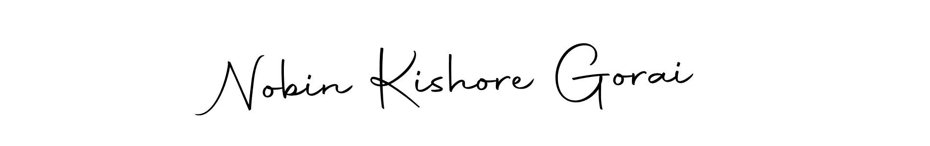 Use a signature maker to create a handwritten signature online. With this signature software, you can design (Autography-DOLnW) your own signature for name Nobin Kishore Gorai. Nobin Kishore Gorai signature style 10 images and pictures png