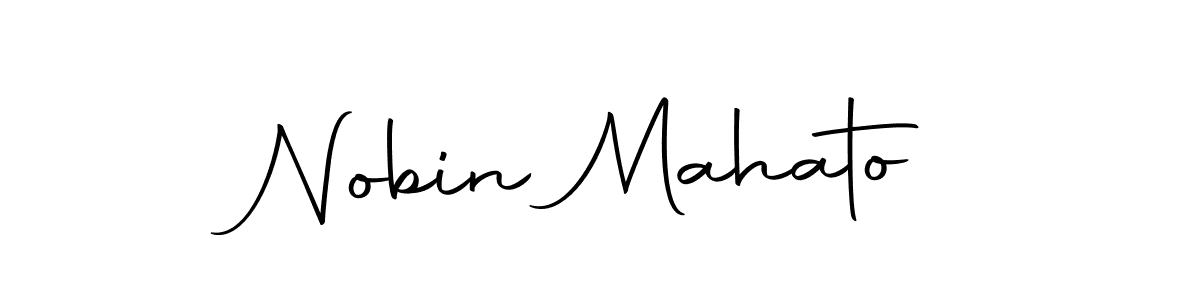 Make a beautiful signature design for name Nobin Mahato. Use this online signature maker to create a handwritten signature for free. Nobin Mahato signature style 10 images and pictures png
