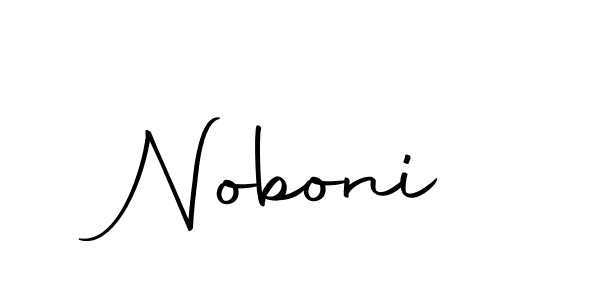 You should practise on your own different ways (Autography-DOLnW) to write your name (Noboni) in signature. don't let someone else do it for you. Noboni signature style 10 images and pictures png